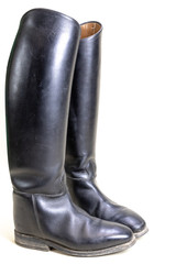 Black Leather Horse Riding Boots