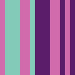Three-coloured vertical stripes consisting of the colours lavender, plum, turquoise. multicolor background pattern can be used for fabric textiles, postcards, websites or wallpaper.