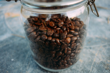 roasted arabica coffee beans