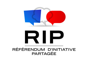 RIP / Référendum d'Initiative Partagée - obrazy, fototapety, plakaty