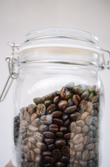 roasted arabica coffee beans
