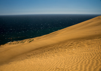 sand dunes in the desert