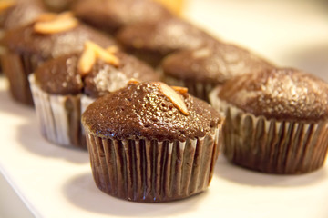 A banana cup cake
