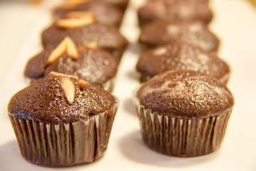 A banana cup cake
