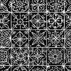 Fototapeta premium Abstract geometric seamless pattern for your design