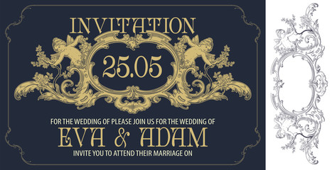 Template flyer, invitations or greeting cards