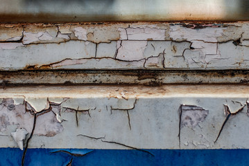 Close up Detail on an old train