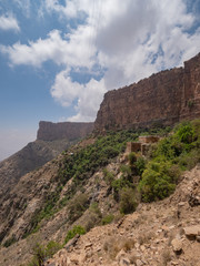 Hanging Village near Habala in the Asir region, Saudi Arabia