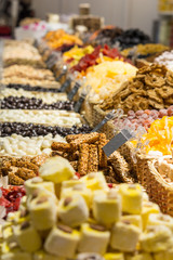 oriental sweets , showcase