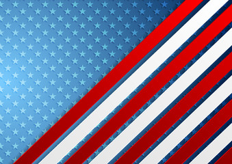Fototapeta premium USA colors abstract bright corporate background