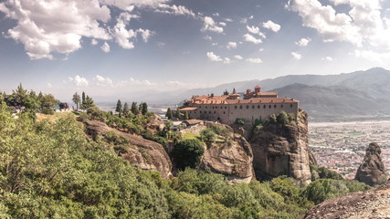 Fototapeta na wymiar Varlaam Monastery in Meteora, Greece