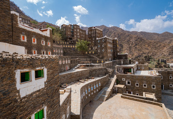Rijal Almaa world heritage site in Asir region, Saudi Arabia