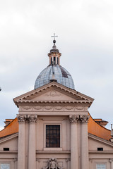 Fototapeta na wymiar Chiesa di San Rocco or St. Roch Church in Rome, Italy