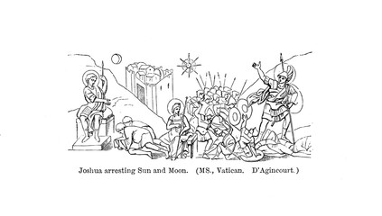 Christian illustration. Old image