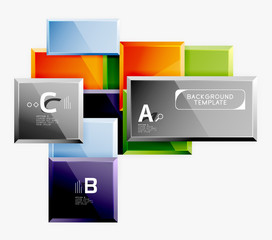 Square geometric composition