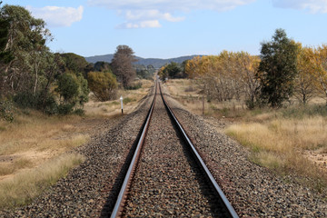 railway in Australian outback