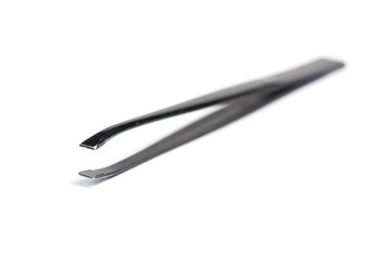 One black tweezers