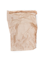 Cumpled paper bag