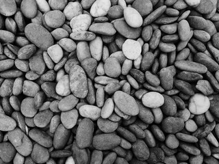 black pebble stone background
