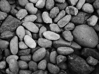 black pebble stone background