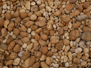 brown pebbles stone background