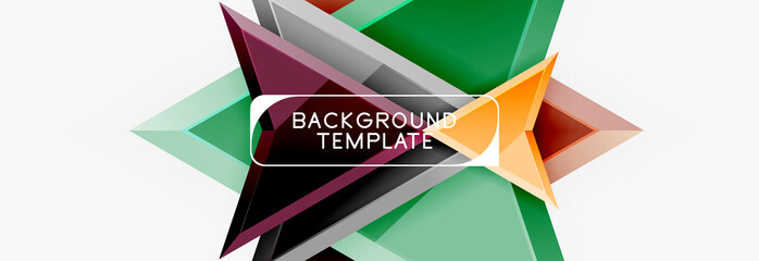 Arrows abstract composition for banner, background or logo