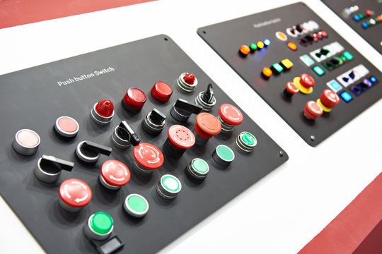 Buttons for electrical control panel