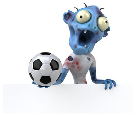 Fun zombie - 3D Illustration