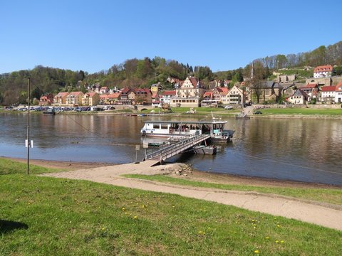 Elbf&auml;hre in Wehlen