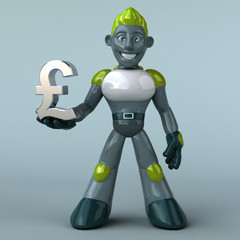 Green Robot - 3D Illustration