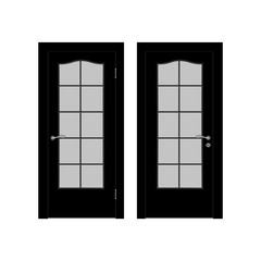 Modern Door vector icon. Simple isolated sign.