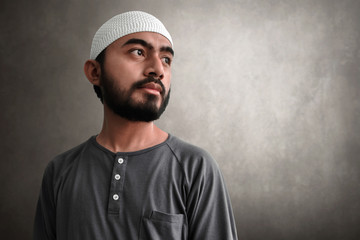 Young asian muslim man
