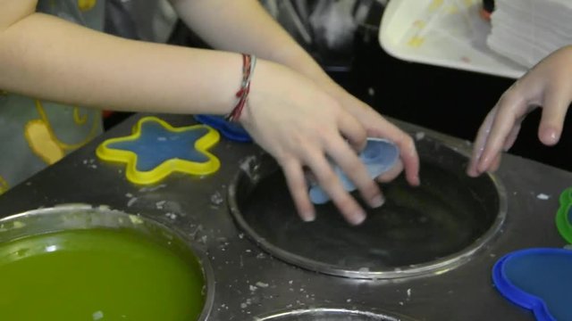 wax mold of children's pen