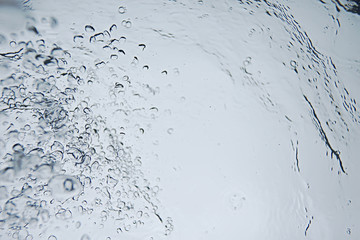 underwater texture air bubbles diving / view from under the water up, underwater background