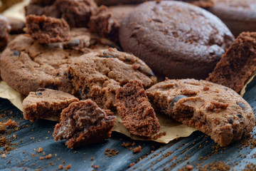 homemade chocolate chip cookies