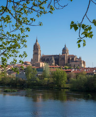 Fototapeta premium Salamanca is a beautiful and touristic city in Castile and Leon region, Spain