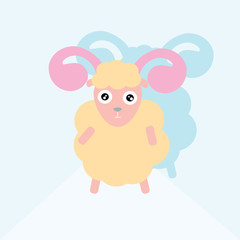 lamb icon vector