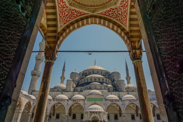Fototapeta premium Suleymaniye mosque in Sultanahmet Istanbul Turkey ottoman landmark