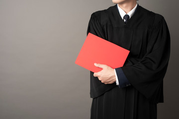 Graduate man successful education