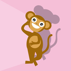 monkey vector icon