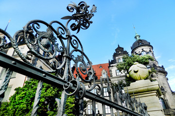piękna brama Drezno, Niemcy