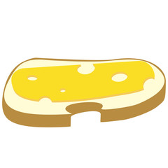 sandwich with cheese illustration
