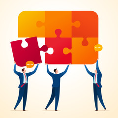 uniting business puzzle