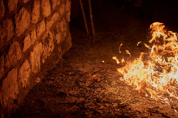 Background of fia faia, in sant julià de Cerdanyola, berguedà, catalonia.
