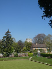 Obraz premium country town scene