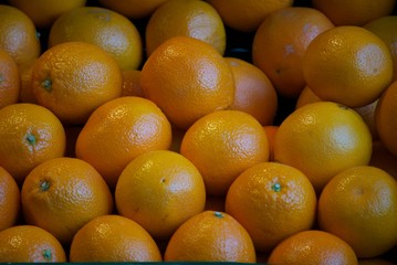 A bunch of oranges