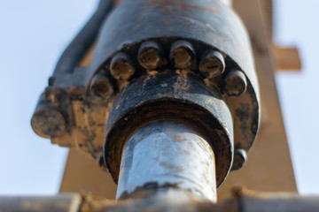 MacHo hydraulic system, arm, lifting bolts, fastening joints