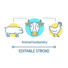 Animal husbandry concept icon