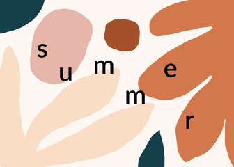 Abstract Collage Art Design