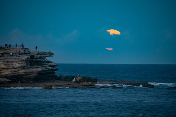 Full Moon Rising over Bondi Beach, Sydney, Australia